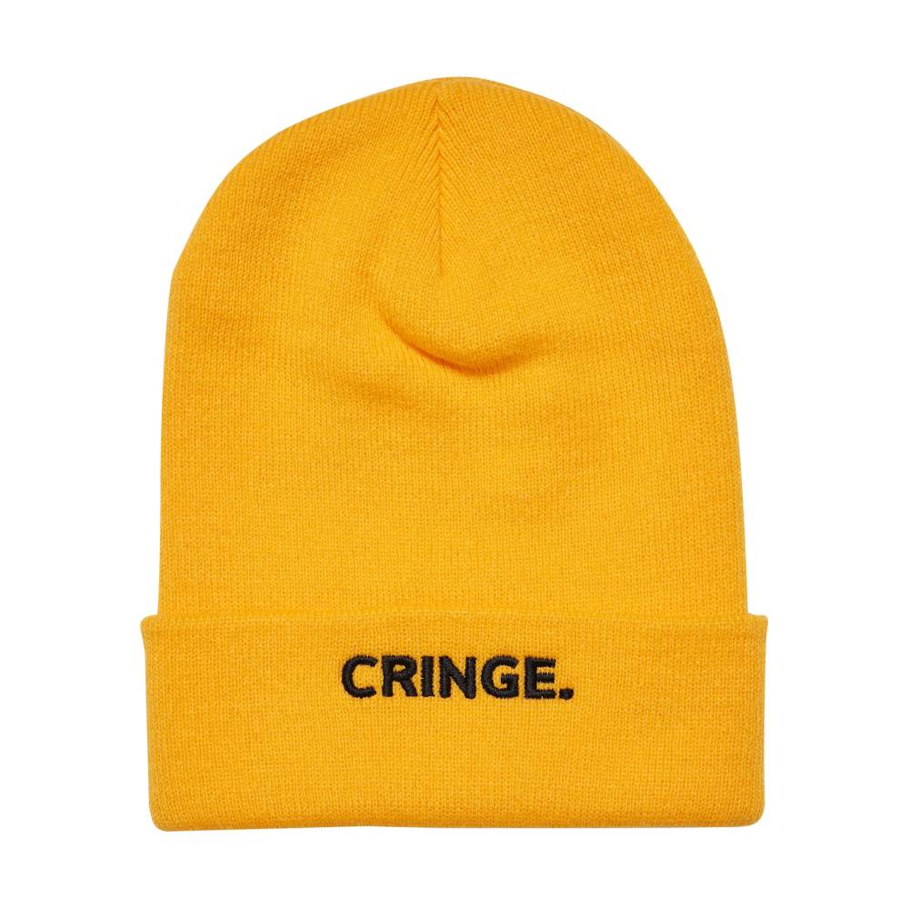 Mister Tee - Cringe Beanie Muts - Goudkleurig